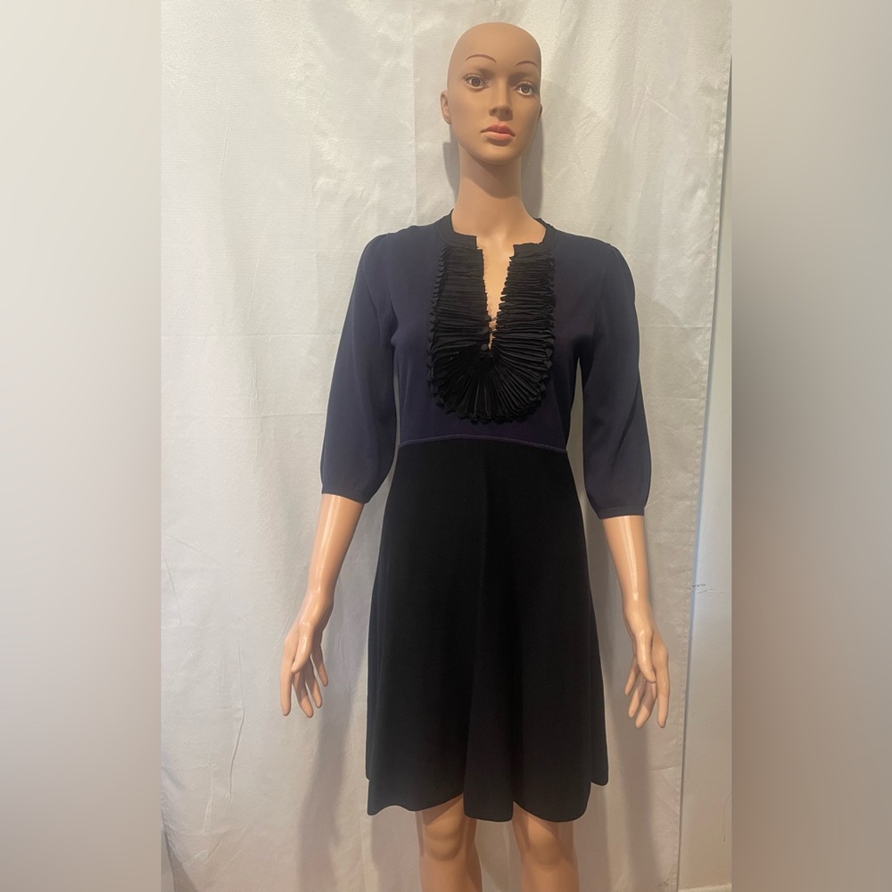 BCBGMaxAzria Navy Knit Top